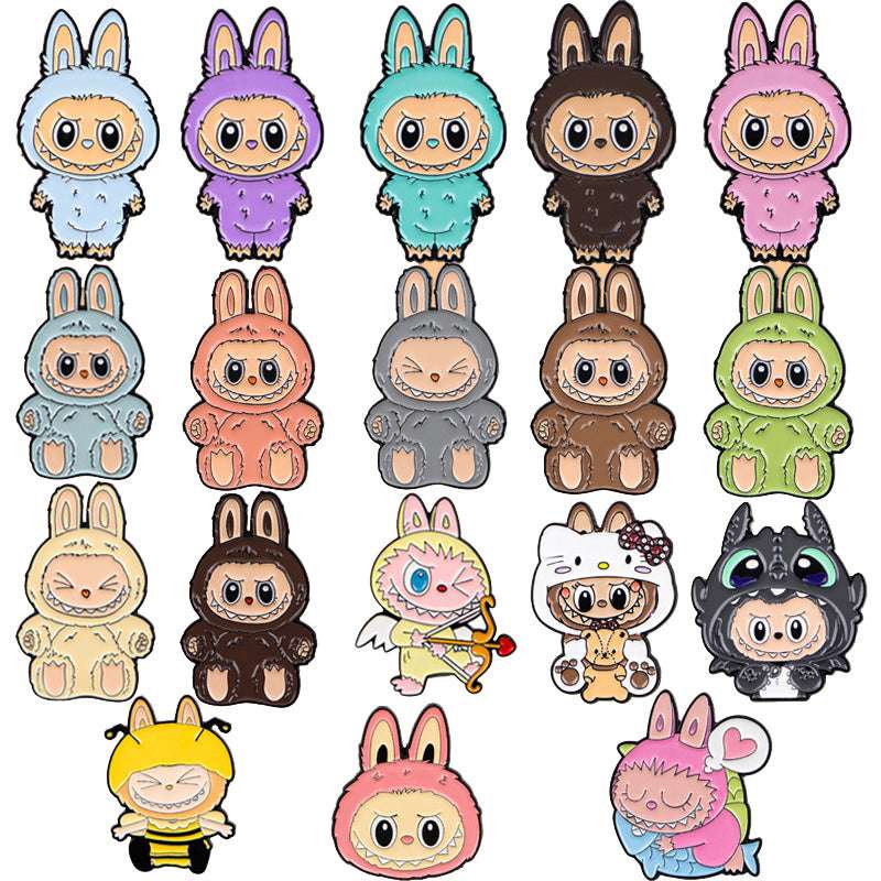 Pins Labubu Métal – Modèles Fun et Colorés - Mylabubu