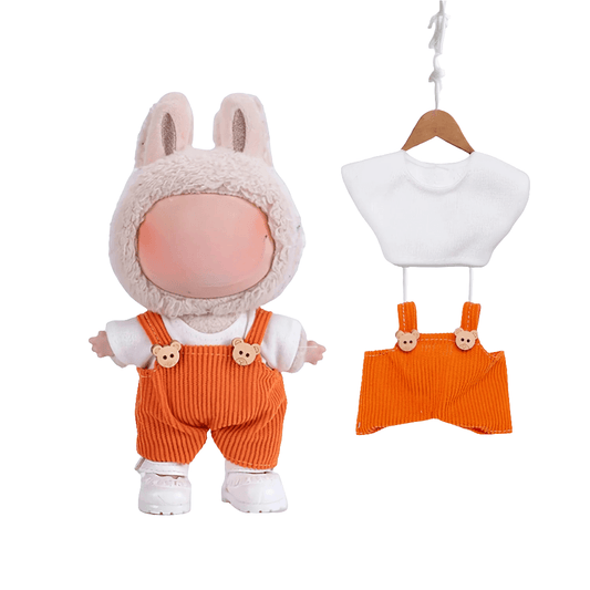 alt="Ensemble vêtements pour Labubu – tenues kawaii colorées avec finitions soignées, tissu léger et confortable, accessoires mode pour figurines Labubu"