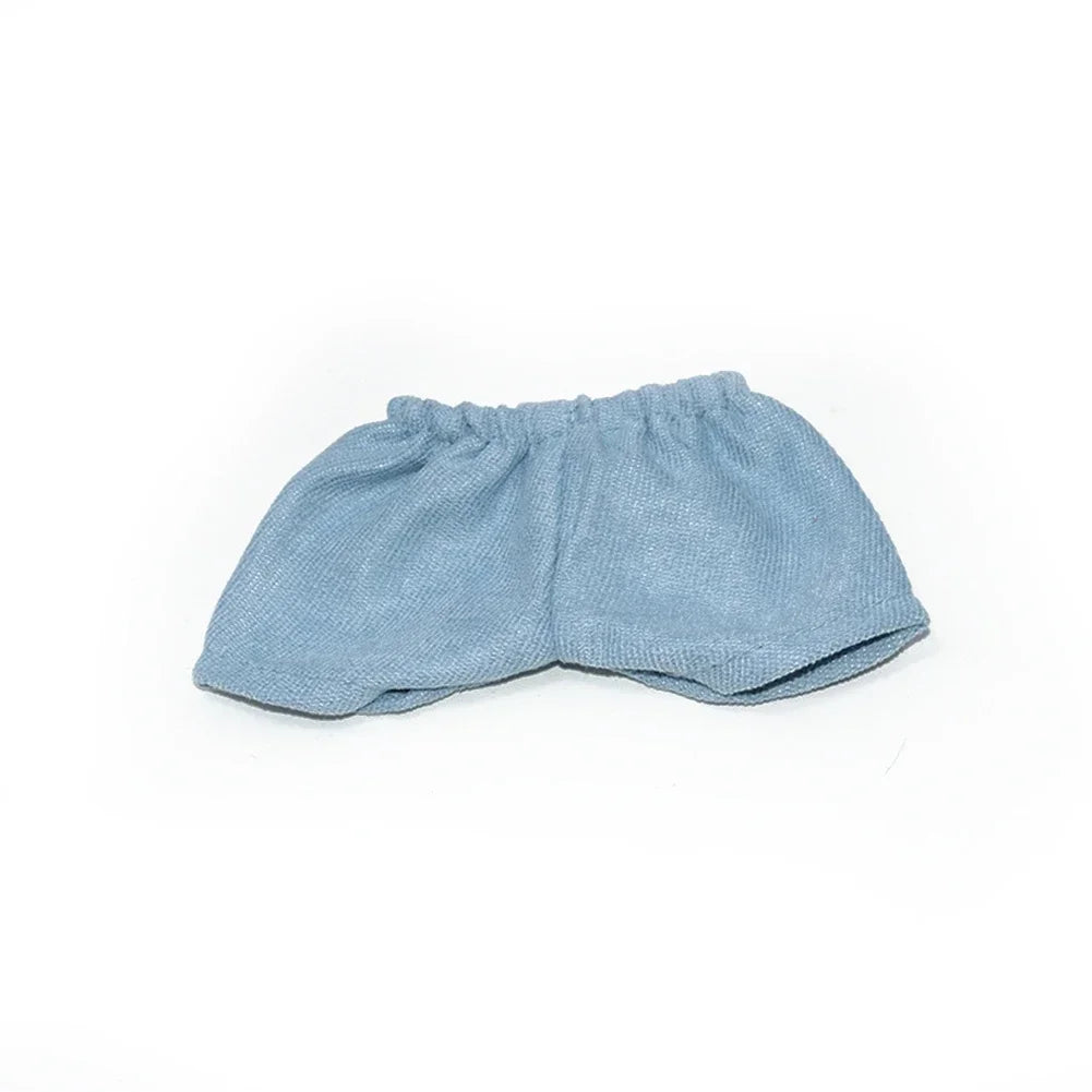 alt="Vêtements en coton pour figurines Labubu – couleurs variées, style kawaii, tissu doux et confortable, accessoires mode pour poupées 15-17 cm"