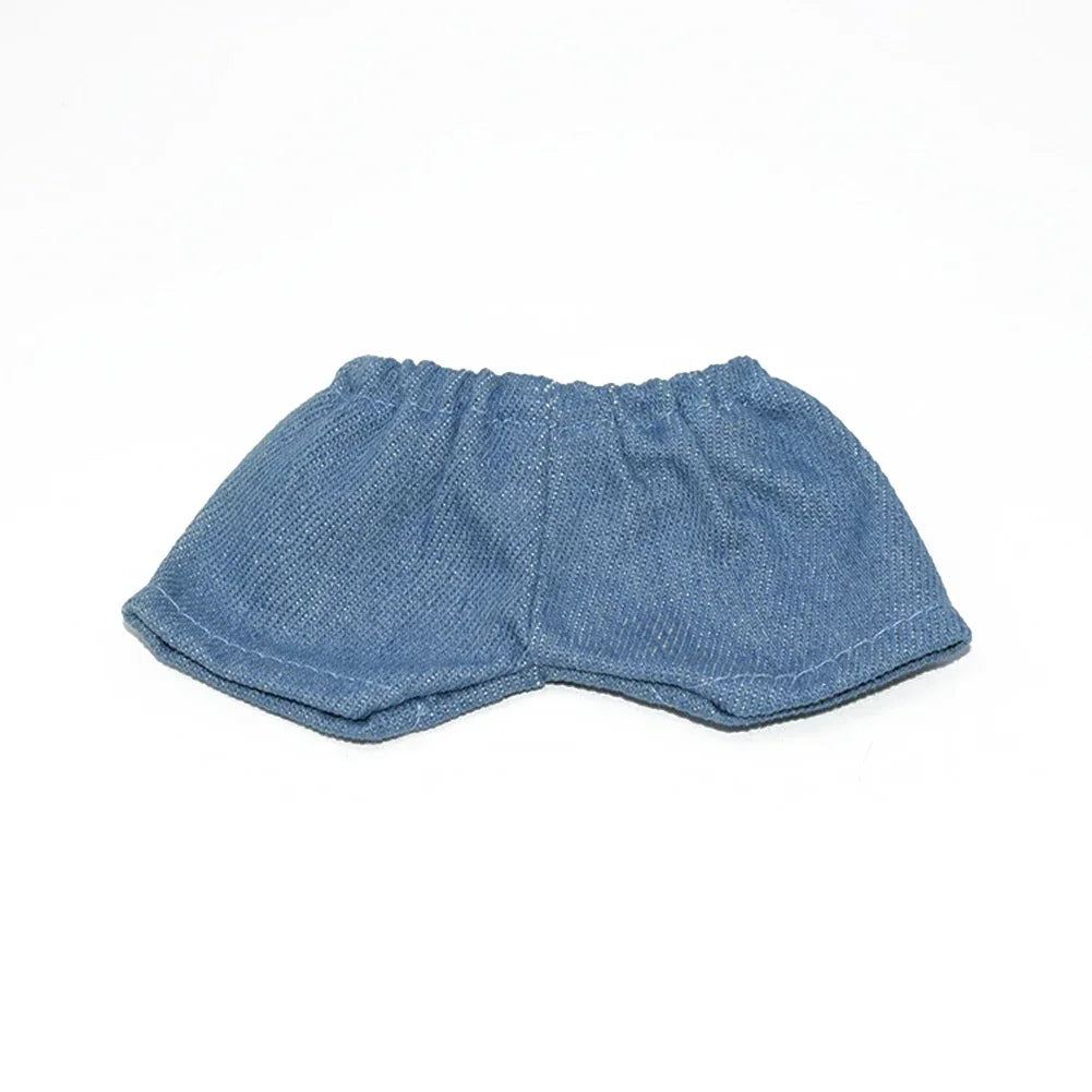 alt="Vêtements en coton pour figurines Labubu – couleurs variées, style kawaii, tissu doux et confortable, accessoires mode pour poupées 15-17 cm"