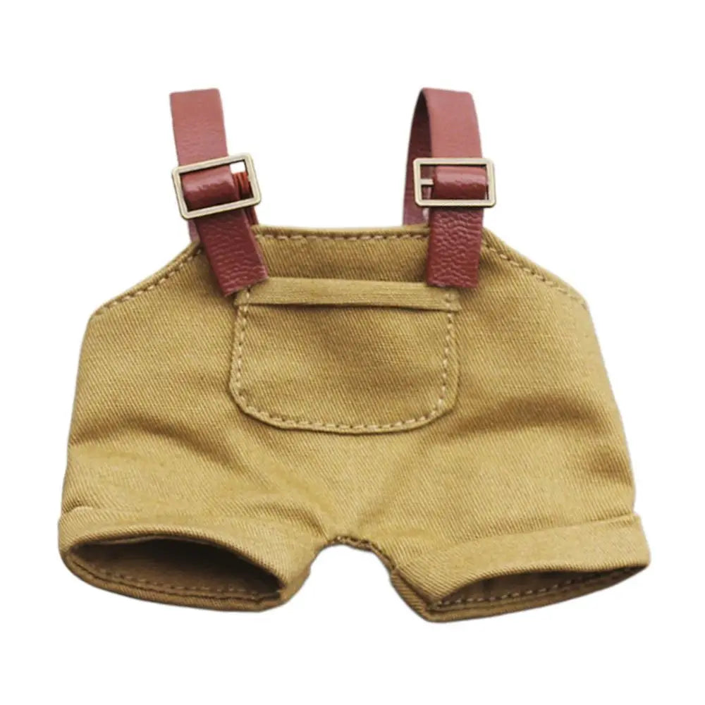 alt="Short à bretelles en coton doux pour figurines Labubu – plusieurs couleurs tendances, look mignon et confortable, accessoire kawaii"