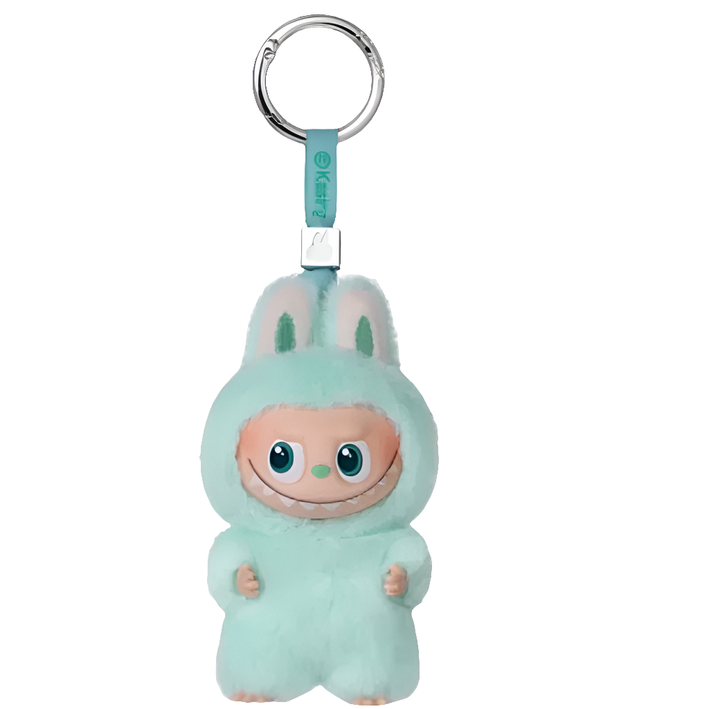 alt="Figurines Labubu Pin for Love Pop Mart – première édition, mini peluches colorées avec lettres alphabétiques, collection blind box exclusive"