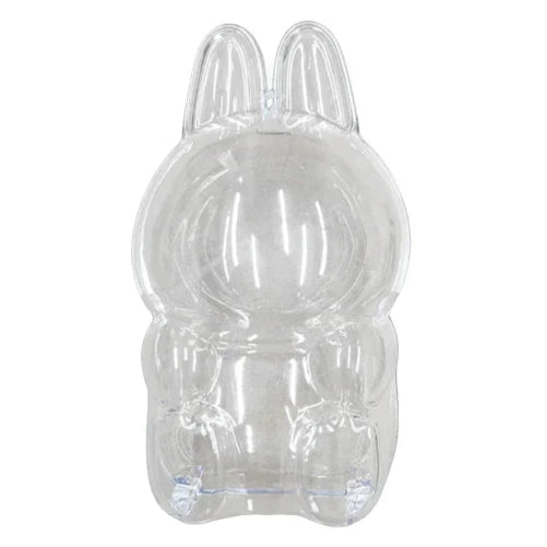 alt="Boîte de protection transparente pour figurines Labubu – modèle debout ou assis, plastique de qualité, protège contre poussière et chocs, design simple et élégant"