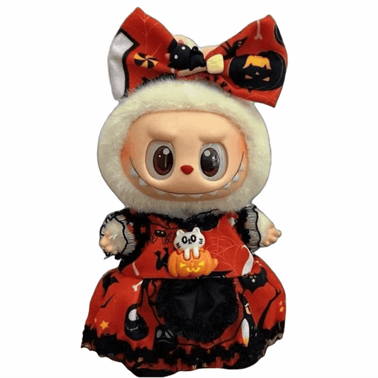 Labubu Tenues Halloween Noeud Papillon & Robe 2pcs