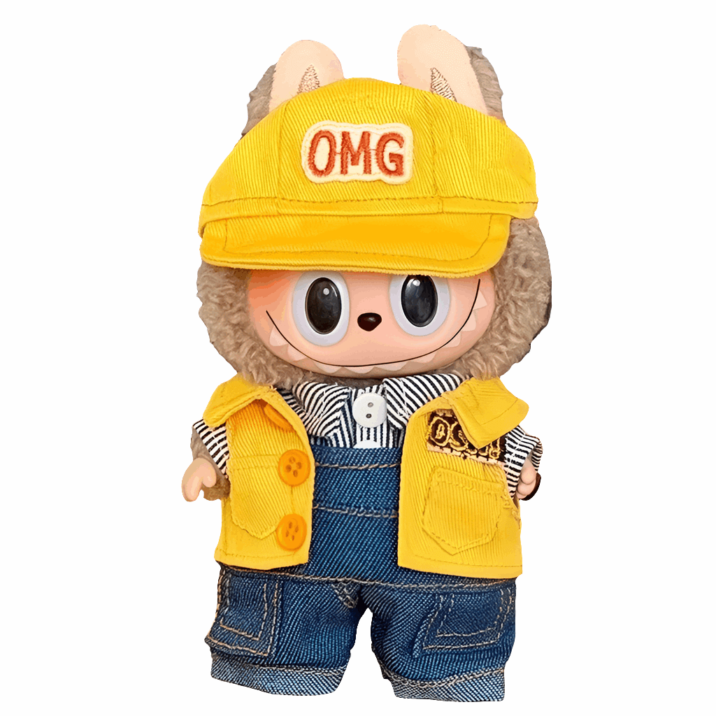 Labubu Tenue "OMG" Éclat et Bonne Humeur 4pcs