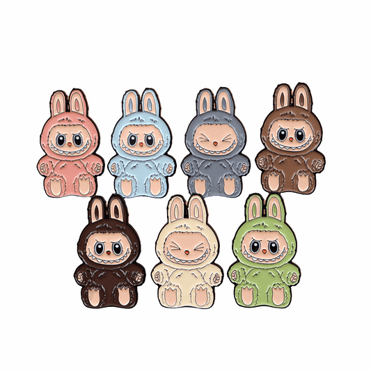 Pins Labubu Métal – Modèles Fun et Colorés - Mylabubu