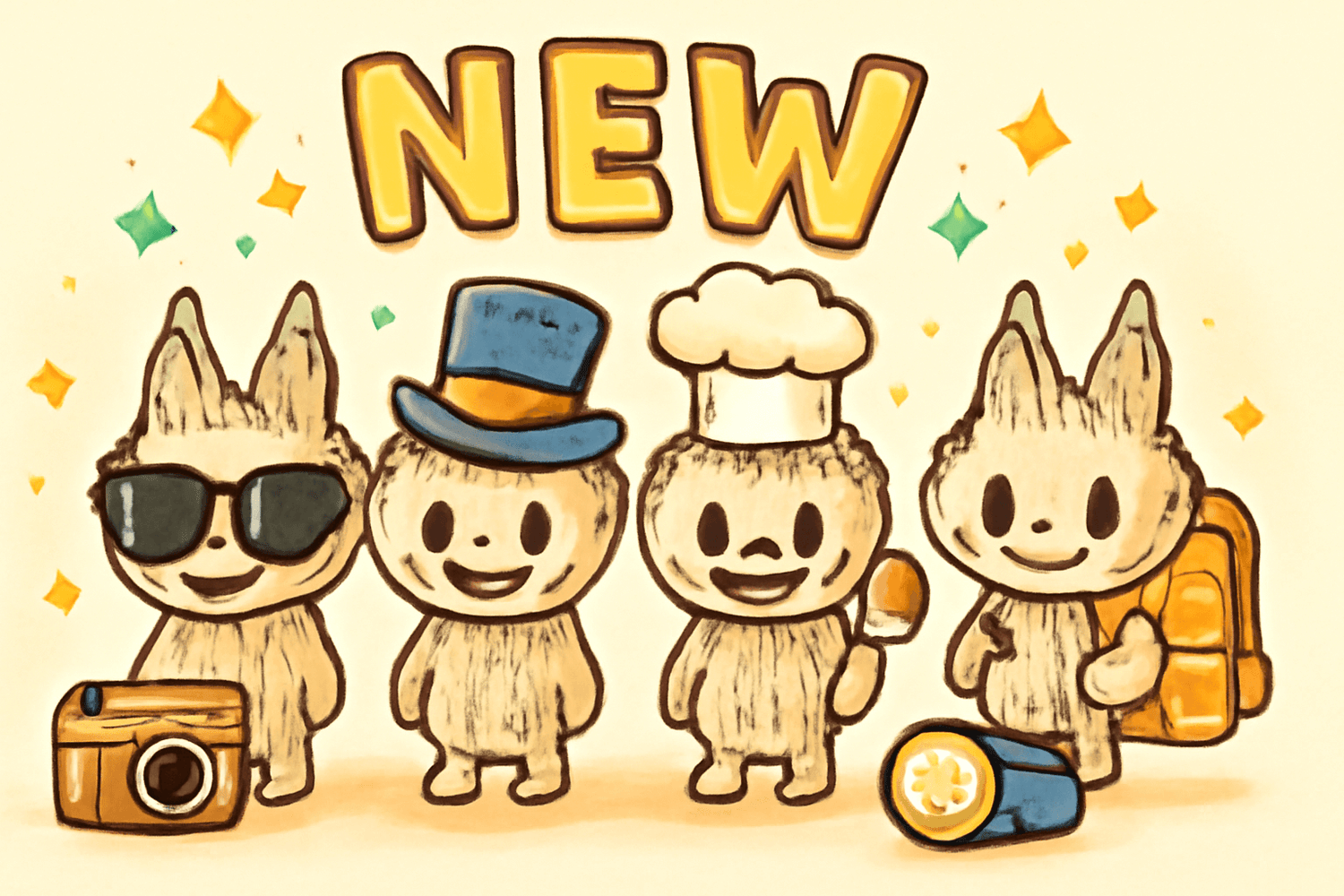 Alt Tag:* Nouveautés collection Labubu – dernières créations et accessoires tendance pour figurines Labubu, nouveautés exclusives à découvrir sur notre site