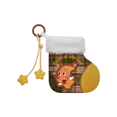 Labubu Apple Of My Eye - Chaussette décorative avec personnage et détails colorés.