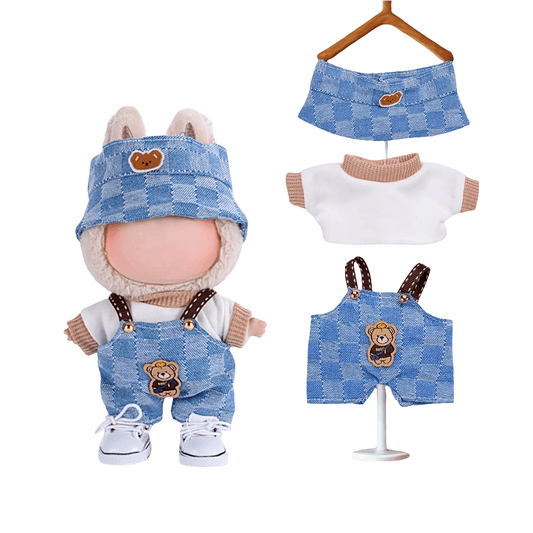 alt="Ensemble vêtements pour Labubu – tenues kawaii colorées avec finitions soignées, tissu léger et confortable, accessoires mode pour figurines Labubu"