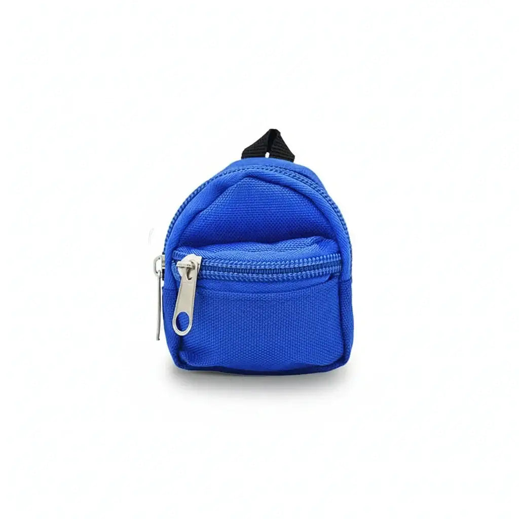 Sacs à dos mini - Padded pour Labubu en bleu avec fermeture éclair et poignée