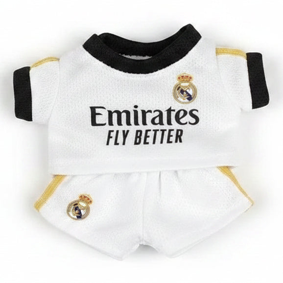 Ensembles Labubu - Maillots de Football 2026 avec mini ballon - tenue de football en blanc