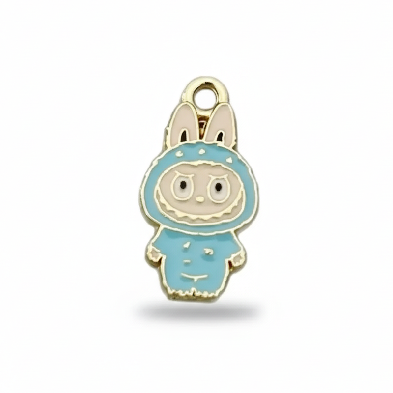 Pendentif Accessoire Labubu - Pendentifs "Big Into Energy" en forme de personnage mignon bleu