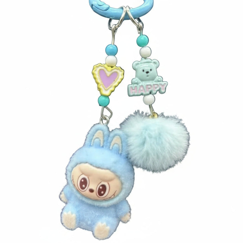 Porte-clés Labubu Premium « Happy & Heart »