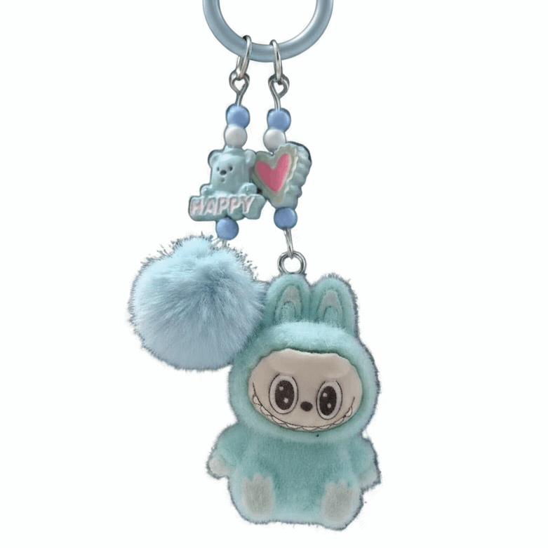 Porte-clés Labubu Premium « Happy & Heart »