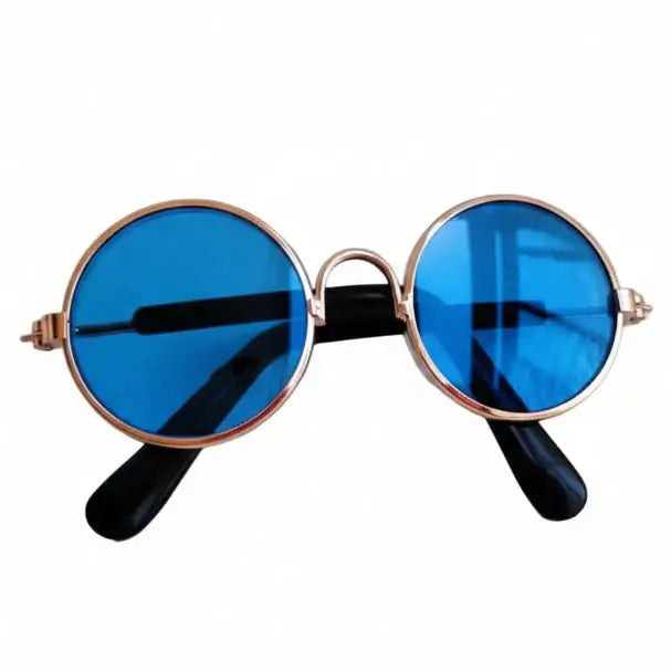 Lunettes Stylées Labubu avec verres bleus, tendance et éblouissante, parfaites pour figurines 15-17 cm.