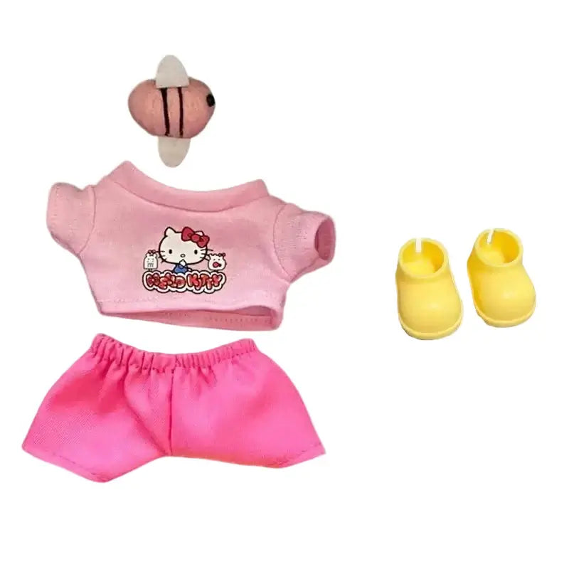 Ensembles Labubu - Hello Kitty – Deux modèles, 4 pièces chacun