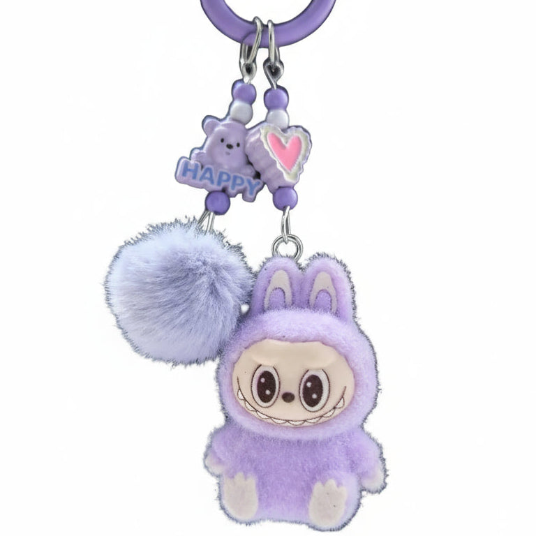Porte-clés Labubu Premium « Happy & Heart »