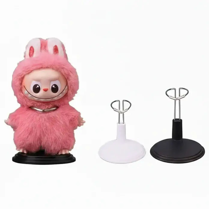 Display Premium Mylabubu avec support noir et blanc pour mise en valeur de votre Labubu adoré.