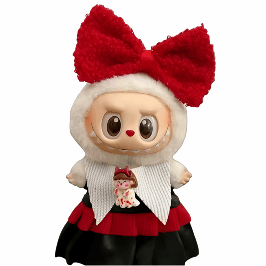 Labubu Tenues Halloween Noeud Papillon & Robe 2pcs