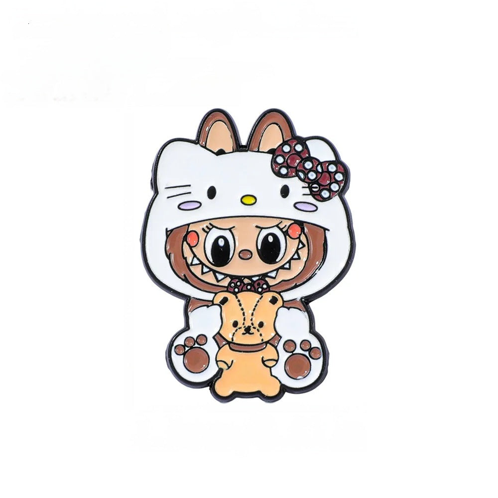 Pins Labubu Métal – Modèles Fun et Colorés - Mylabubu
